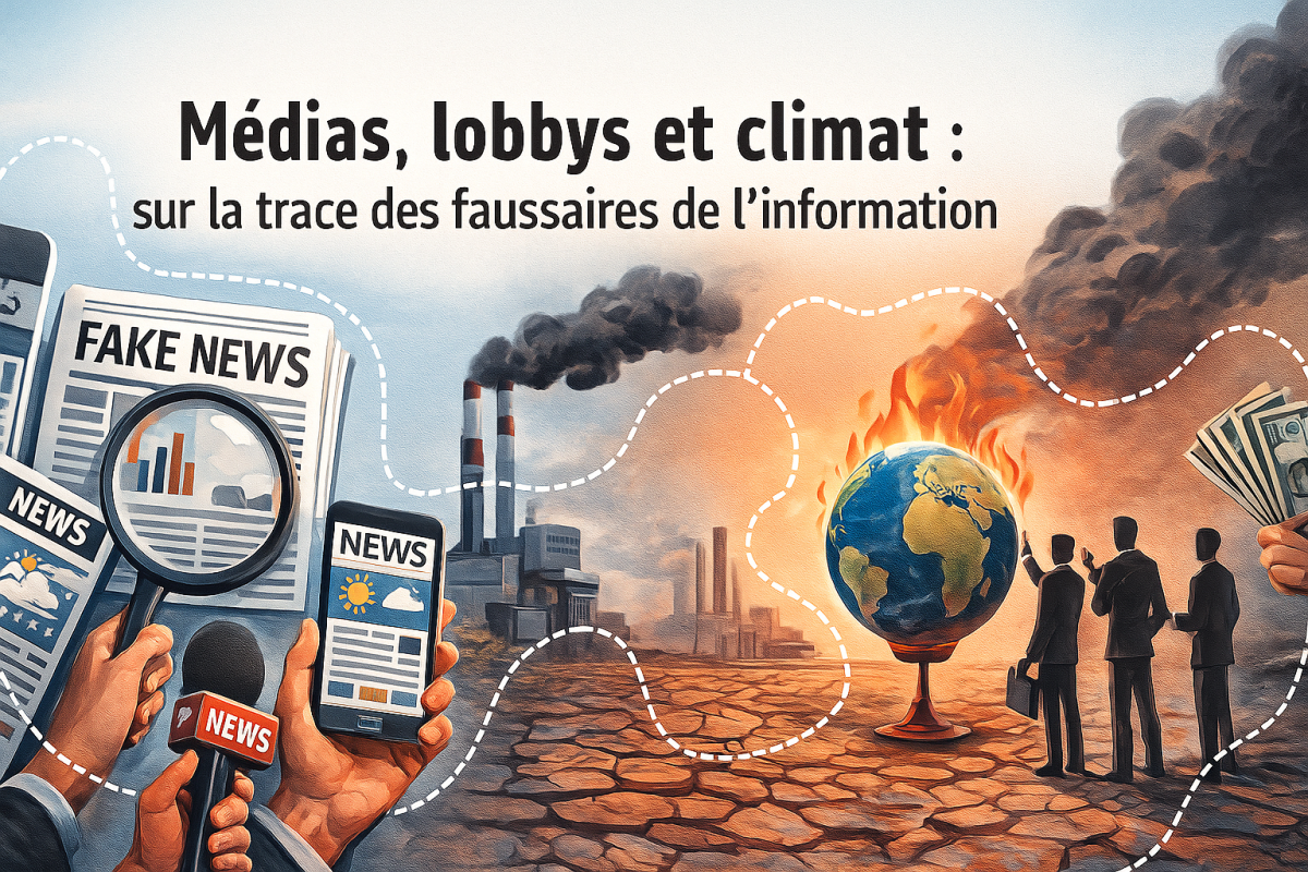 Médias, lobbys et climat : sur la trace des faussaires de l’information